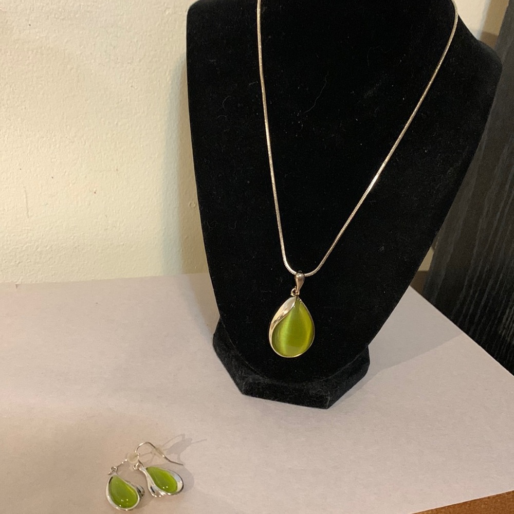 Beautiful necklace earrings set
